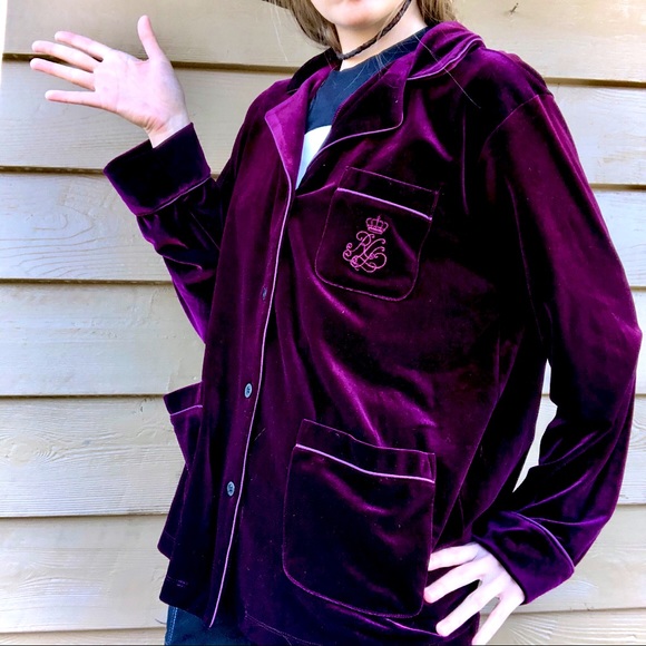 SOLD - Ralph Lauren Velvet Top - Picture 3 of 9